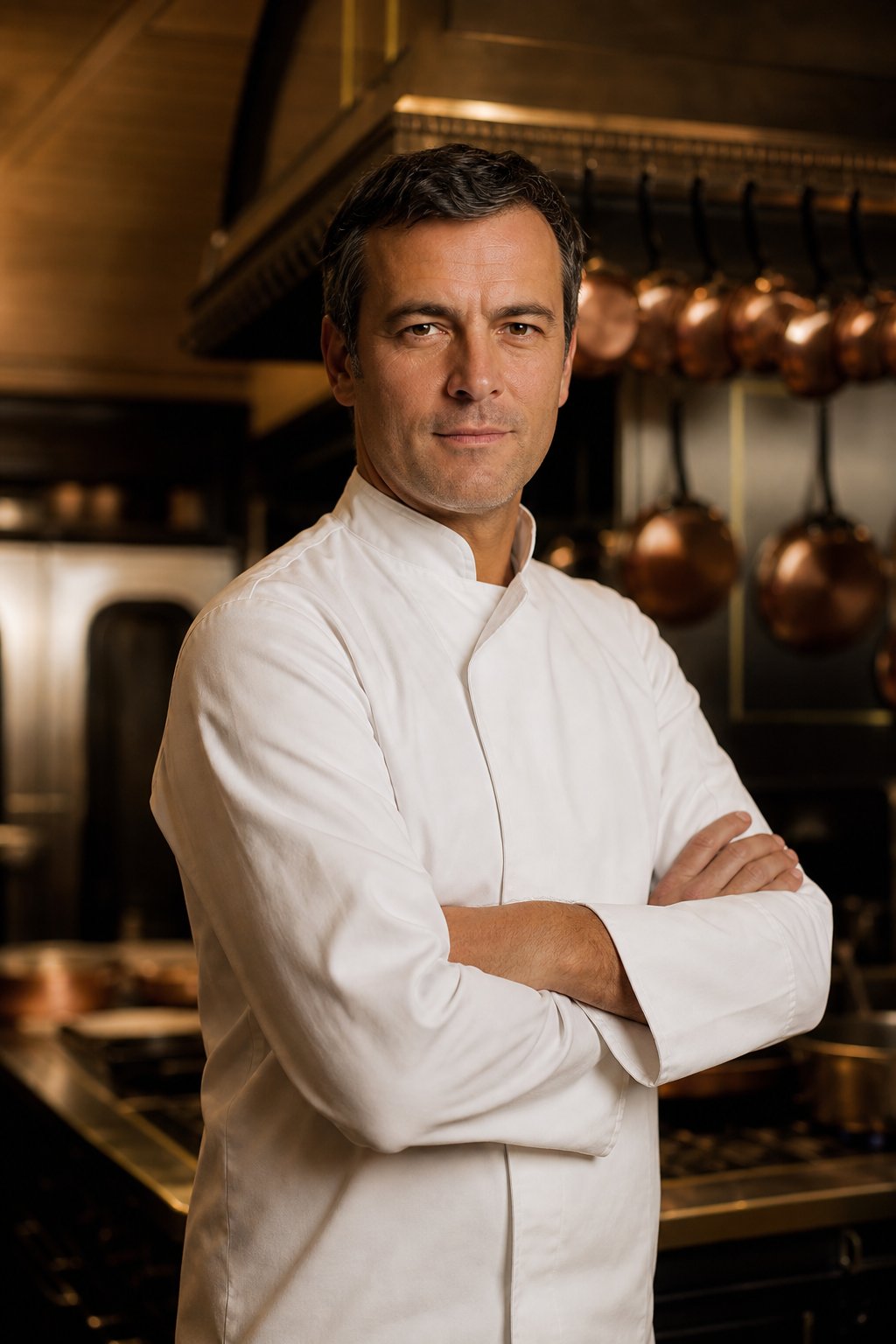Executive Chef Matteo Laurent in the Velora kitchen